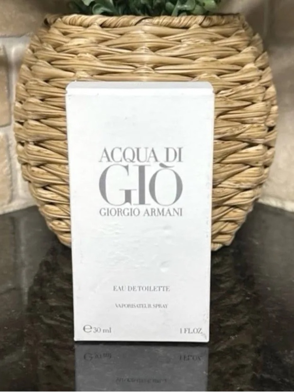 Giorgio Armani Acqua Di Giò Eau De Toilette 30ml / 1 Fl Oz Refillable Spray NIB